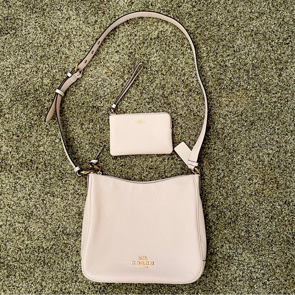 Coach Ellie File Bag Crossover Bag with Wristlet
